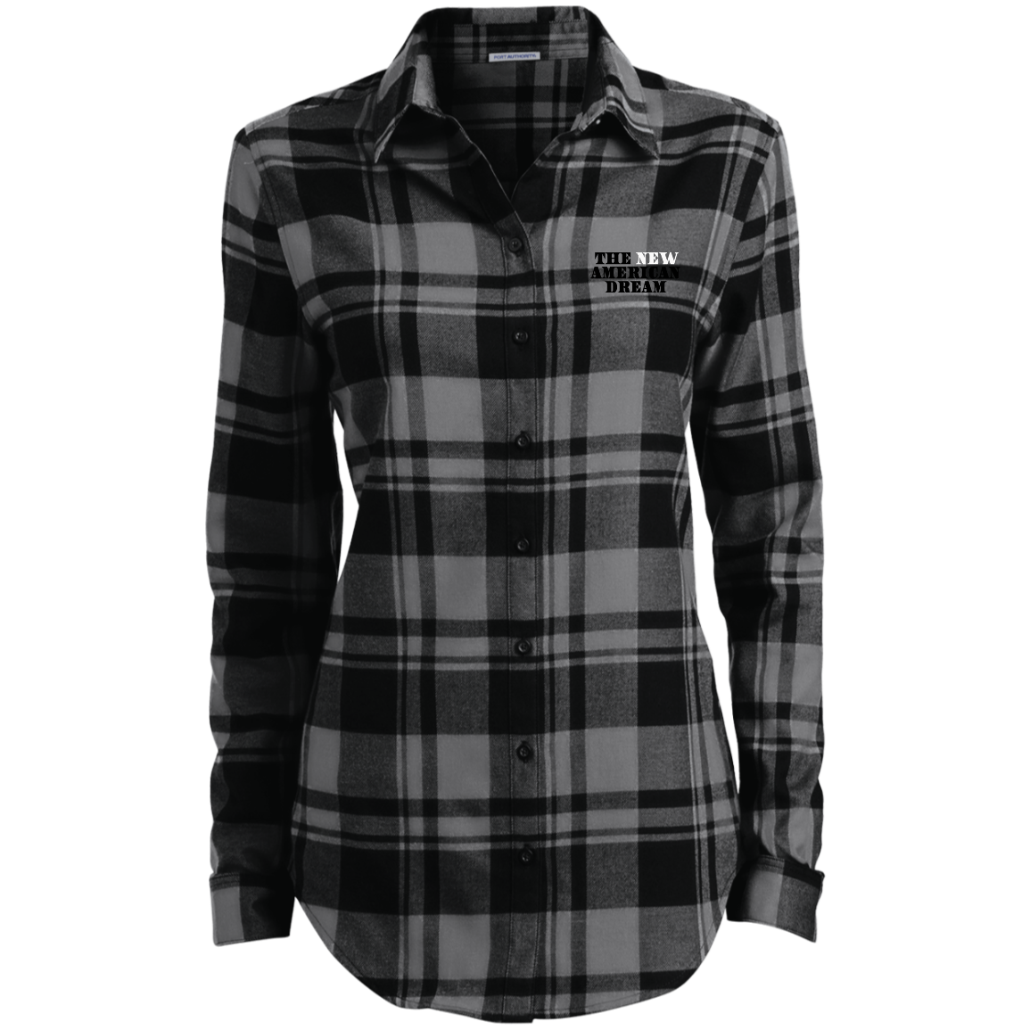 LW668 Ladies' Plaid Flannel Tunic